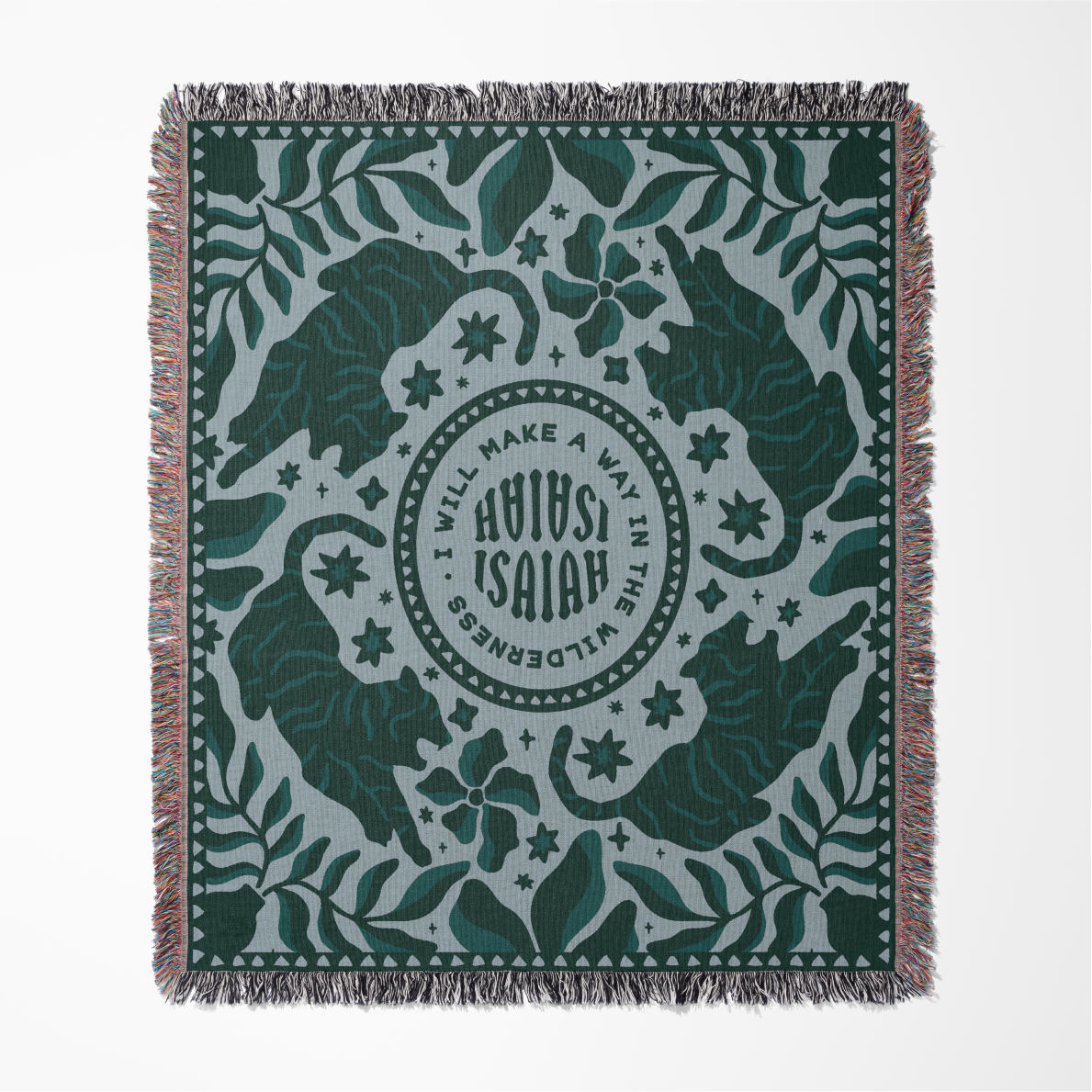 Way in the Wilderness Woven Blanket – Forest