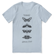 Christian t-shirt with the phrase “Created with a Purpose – Masterpiece in Motion”; soft unisex cotton tee affirming God’s design and calling based on Ephesians 2:10.