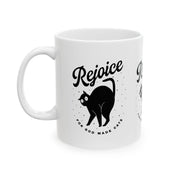 Rejoice for God Made Cats Mug, (11oz, 15oz)