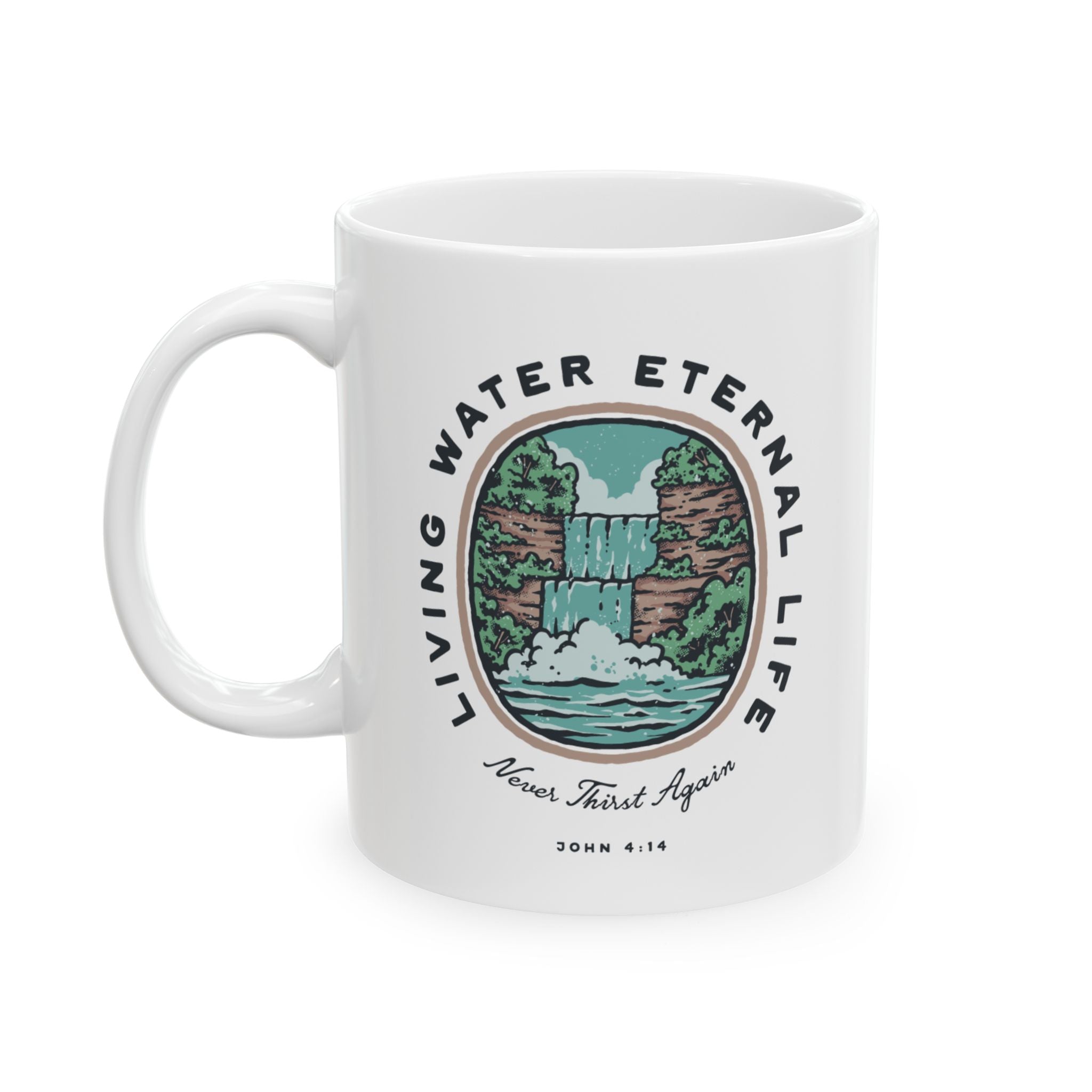 Living water eternal life mug 