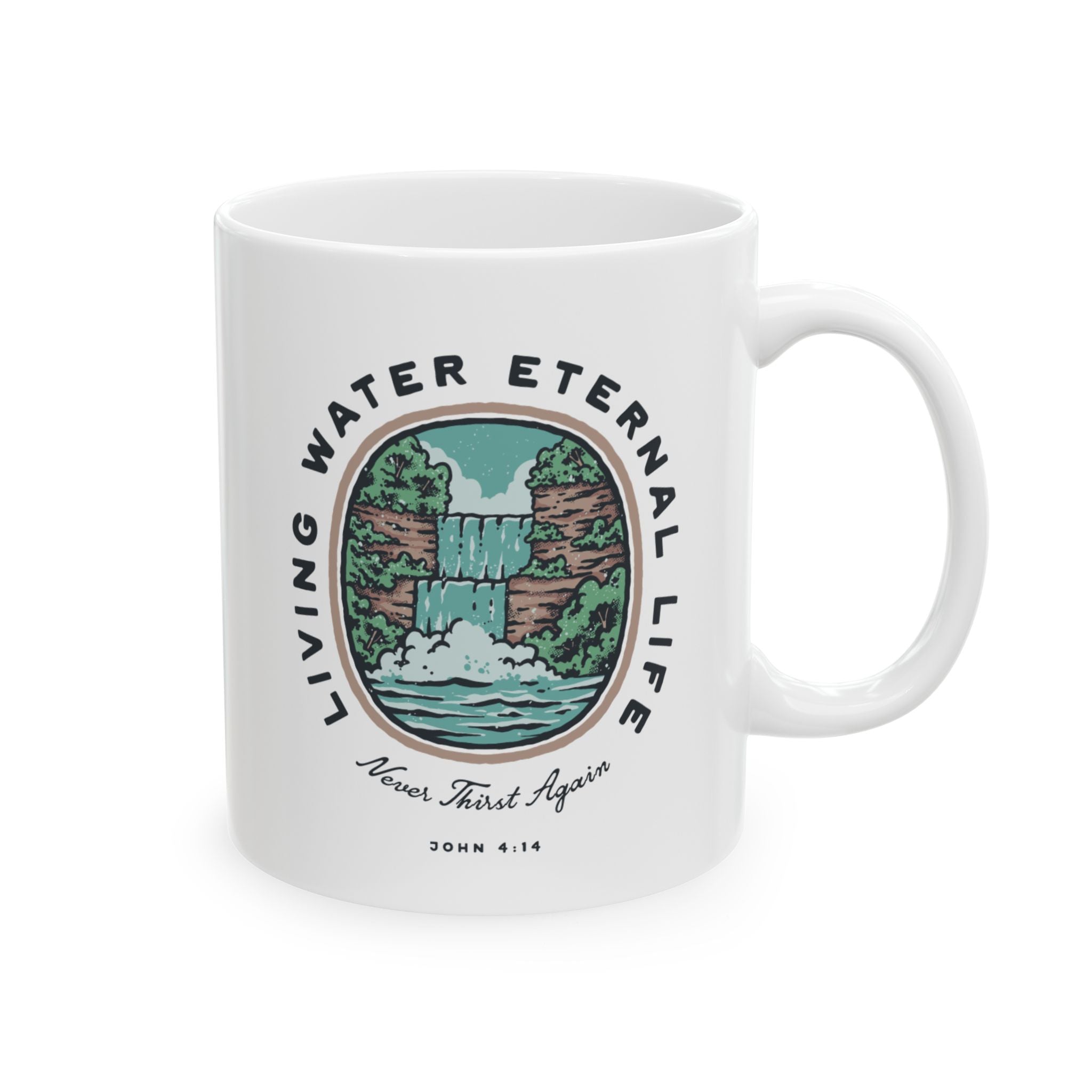 Living water eternal life mug 