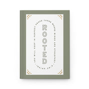 Framed motivational quote on a white background with green border