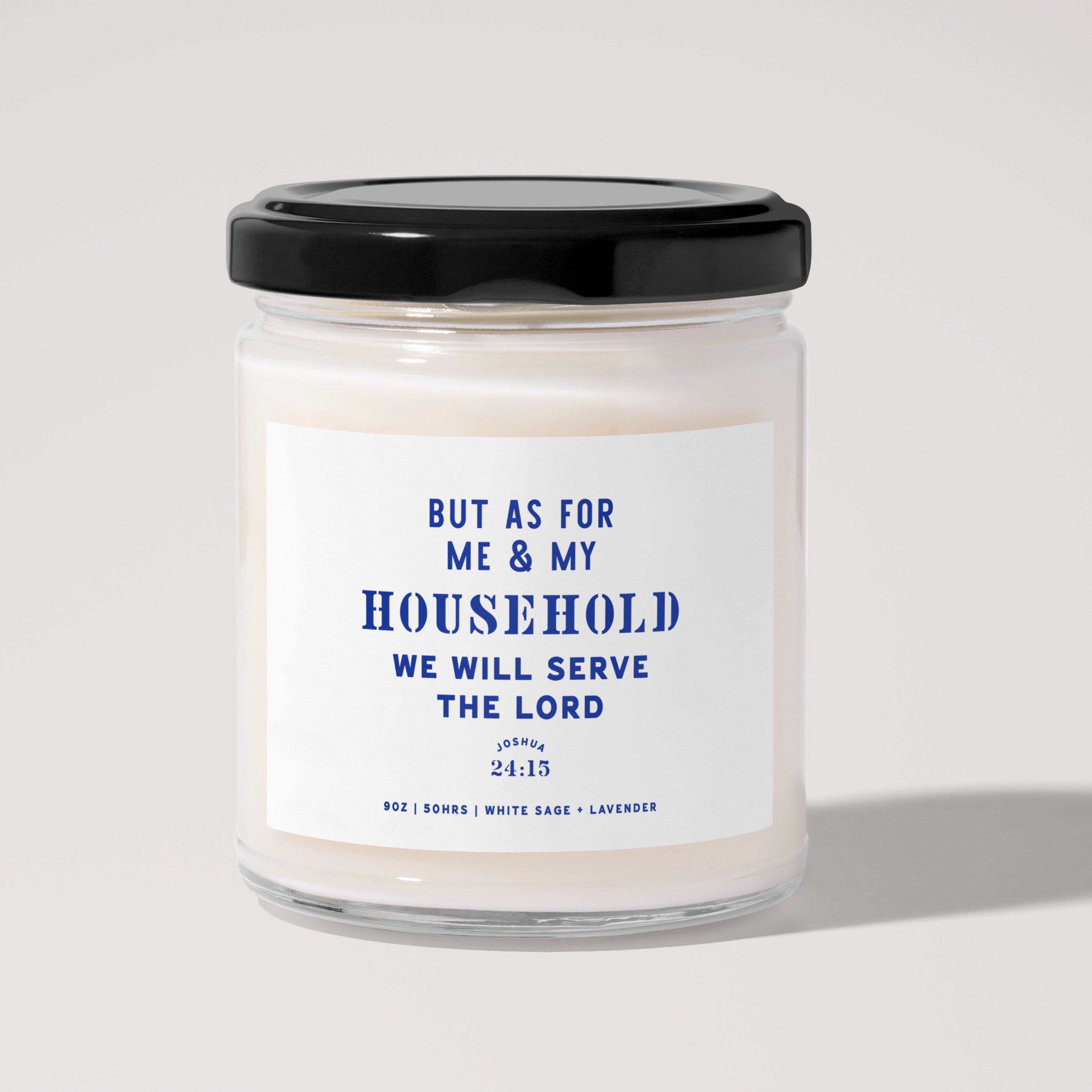 As for Me and My Household White Sage and Lavender Soy Candle, 9oz