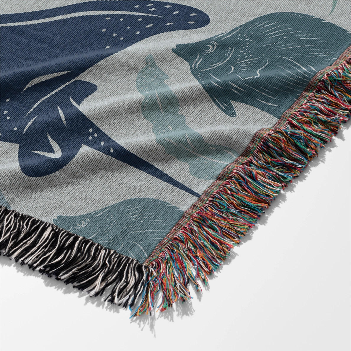 Christian blanket featuring nature-inspired illustrations and "Creation’s Wonder" message, celebrating God’s handiwork with cozy, faith-filled style.