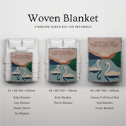 Soft Christian blanket with "Enduring Love" message, a heartfelt home accent inspired by God’s unfailing love—ideal for cozy decor or faith-based gifts.