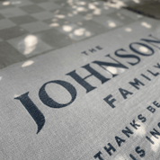 Personalized Family Blessing Blanket – “Thanks Be to God” Custom Christian Throw
