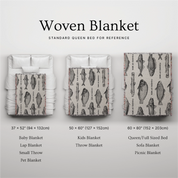 Christian throw blanket with "Fishers of Men" message, featuring nautical-inspired design, perfect for faith-filled homes, kids’ rooms, or Christian gifting.