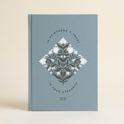In Quietness & Trust Hardcover Journal – Isaiah 30:15 Christian Notebook