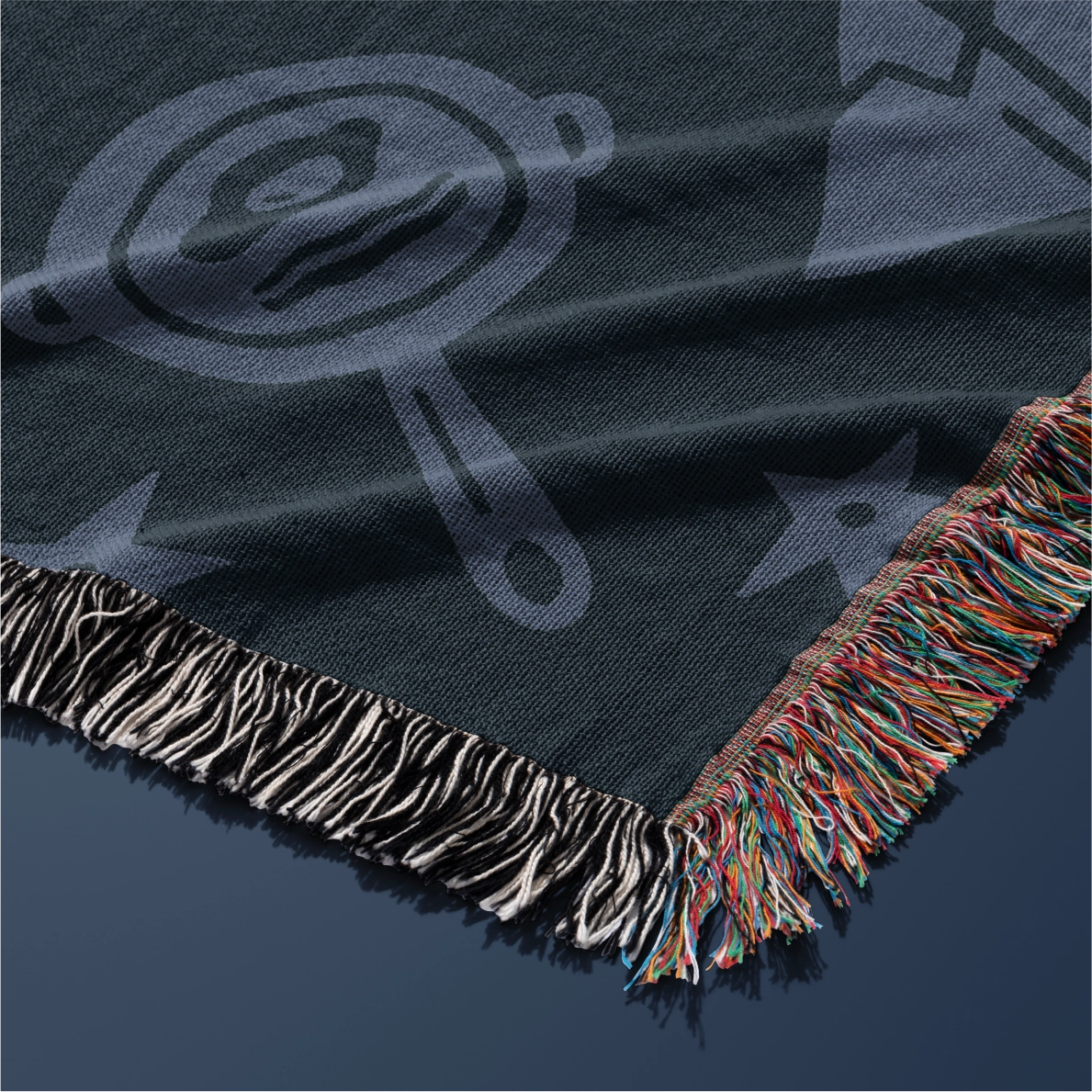 Little Explorer Woven Blanket – Midnight Trail