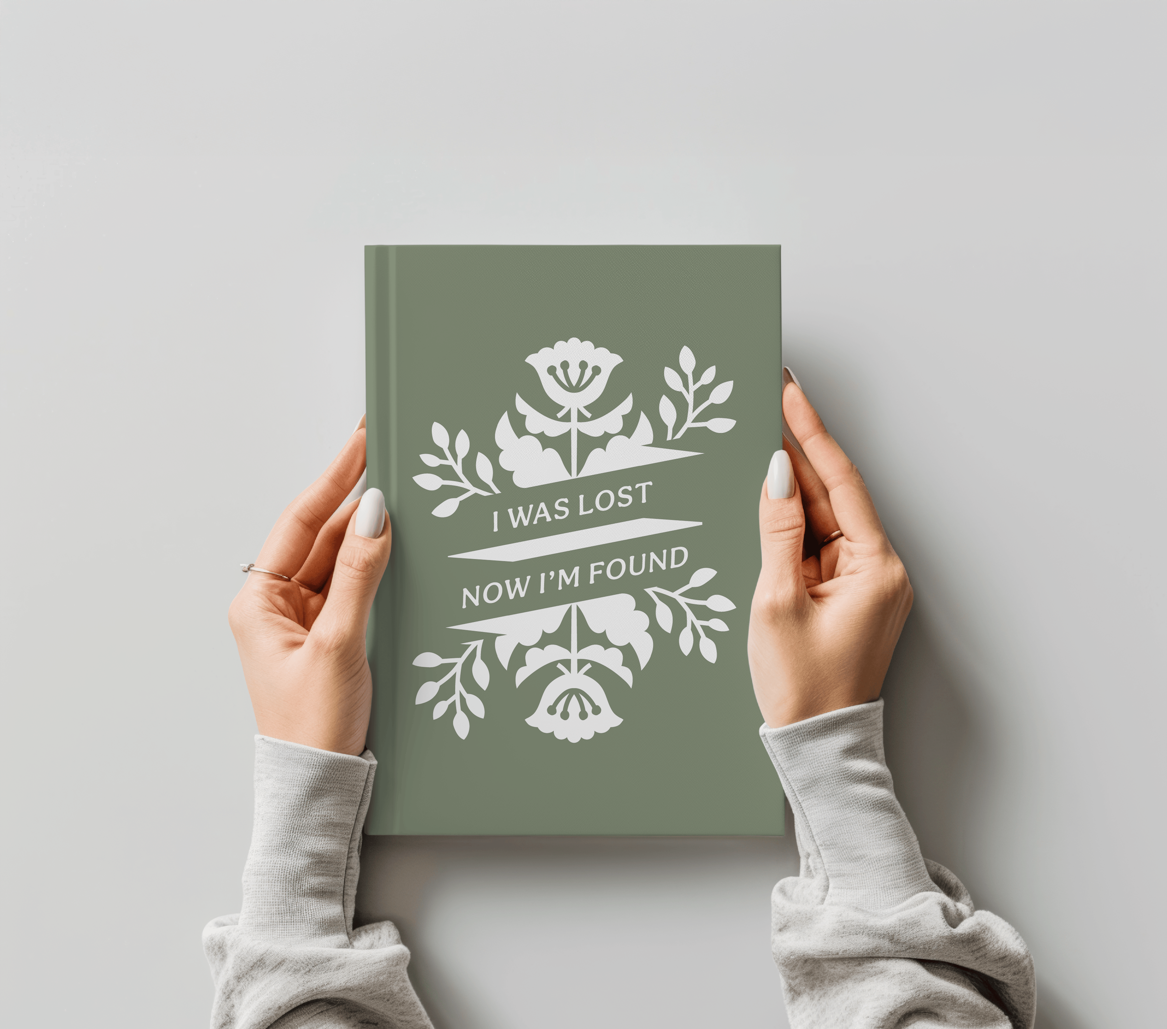 I Was Lost, Now I’m Found Hardcover Journal