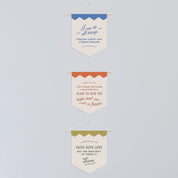 Christian wall pennant with “Hope and Future” message, inspired by Jeremiah 29:11—perfect for inspiring faith, purpose, and encouragement in any space.