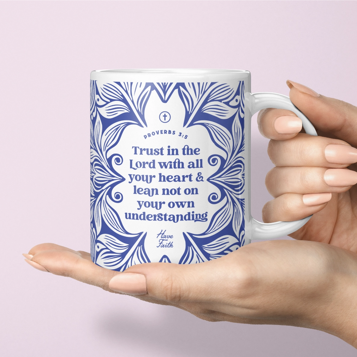 Trust in the Lord Ceramic Mug, 11oz, Christian Gift