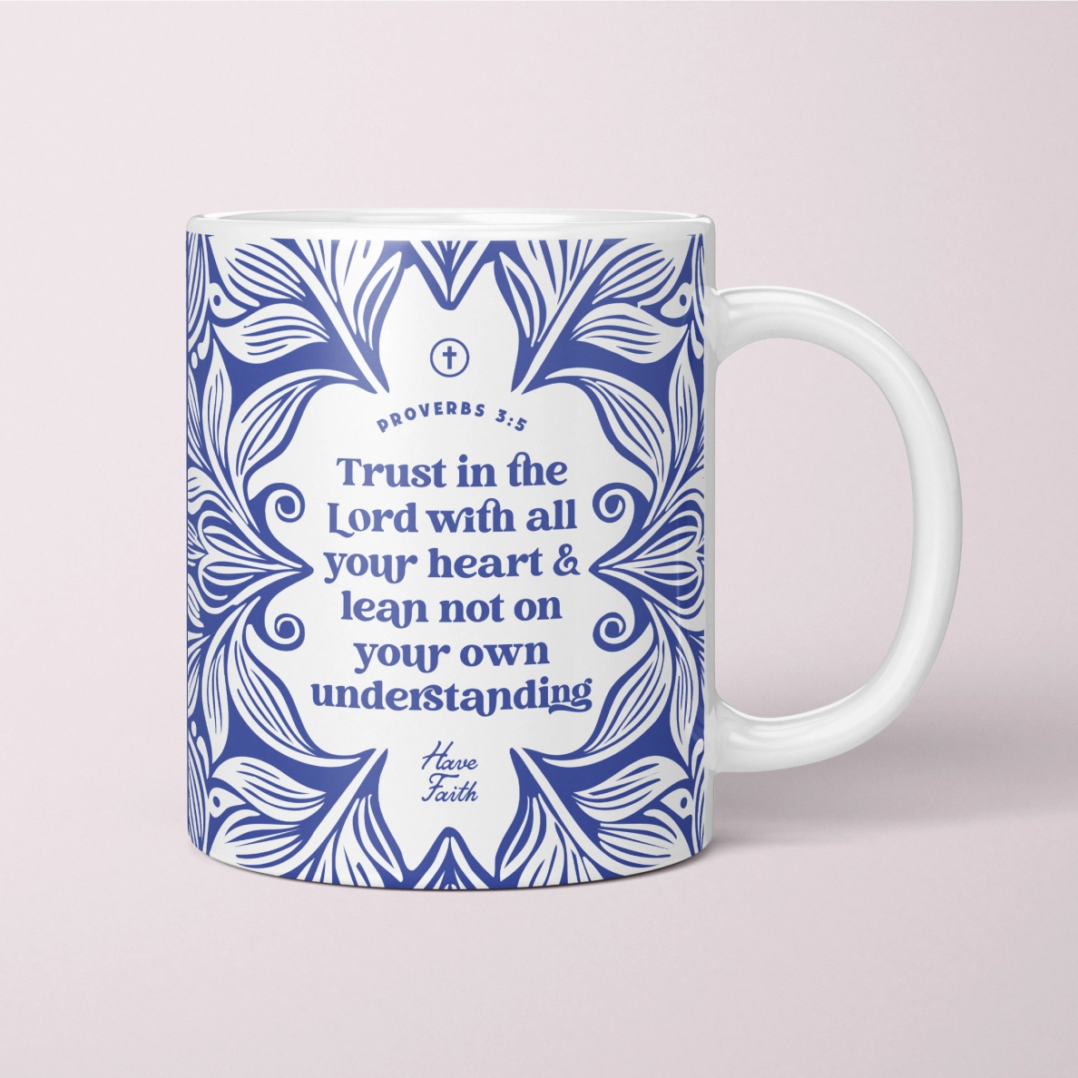 Trust in the Lord Ceramic Mug, 11oz, Christian Gift