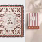 All for His Glory Blanket & Journal Set – 1 Corinthians 10:31 Christian Gift Set