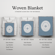 He Restores My Soul – Woven Blanket - Psalm 23:3