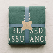 Blessed Assurance Woven Blanket – Christian Hymn Throw
