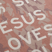 Detail of blanket, close up.