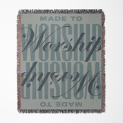 Made to Worship blanket cover photograph.