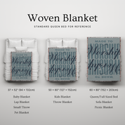 Size chart of blanket comparison.