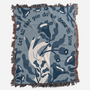Done in Love Woven Blanket