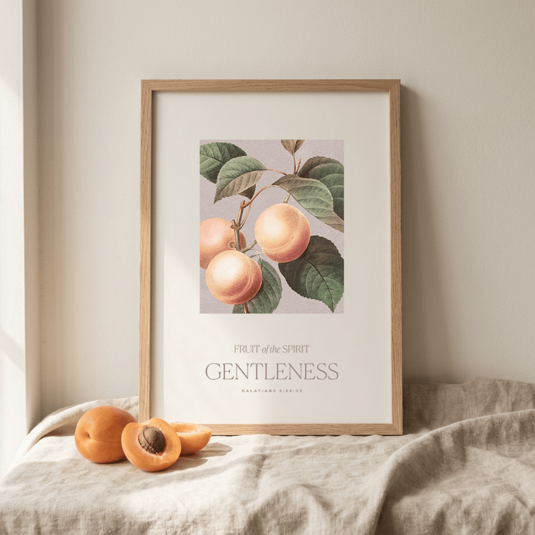 Gentleness — Fruit of the Spirit Art Print | Christian Wall Art