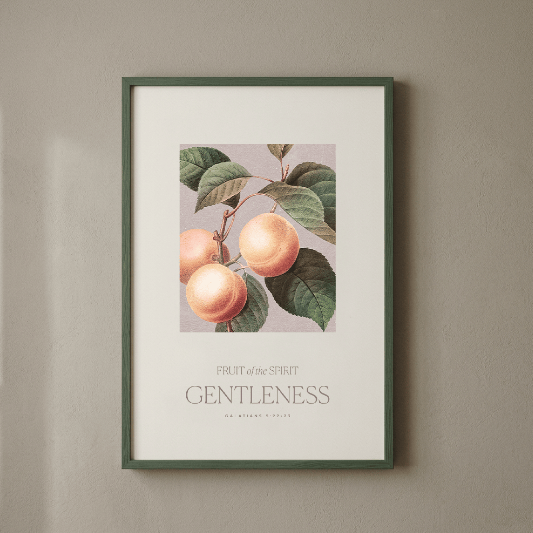 Gentleness — Fruit of the Spirit Art Print | Christian Wall Art