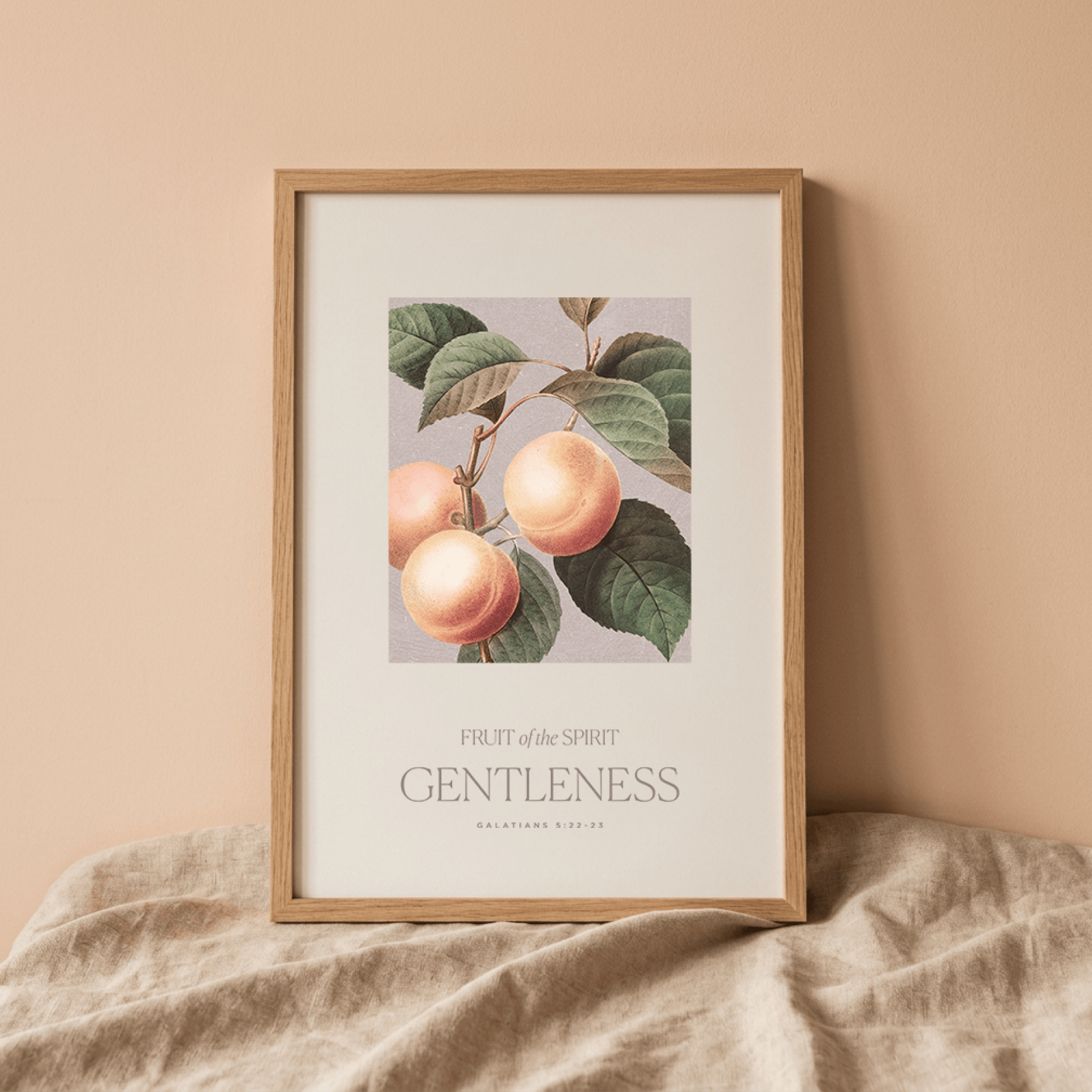 Gentleness — Fruit of the Spirit Art Print | Christian Wall Art