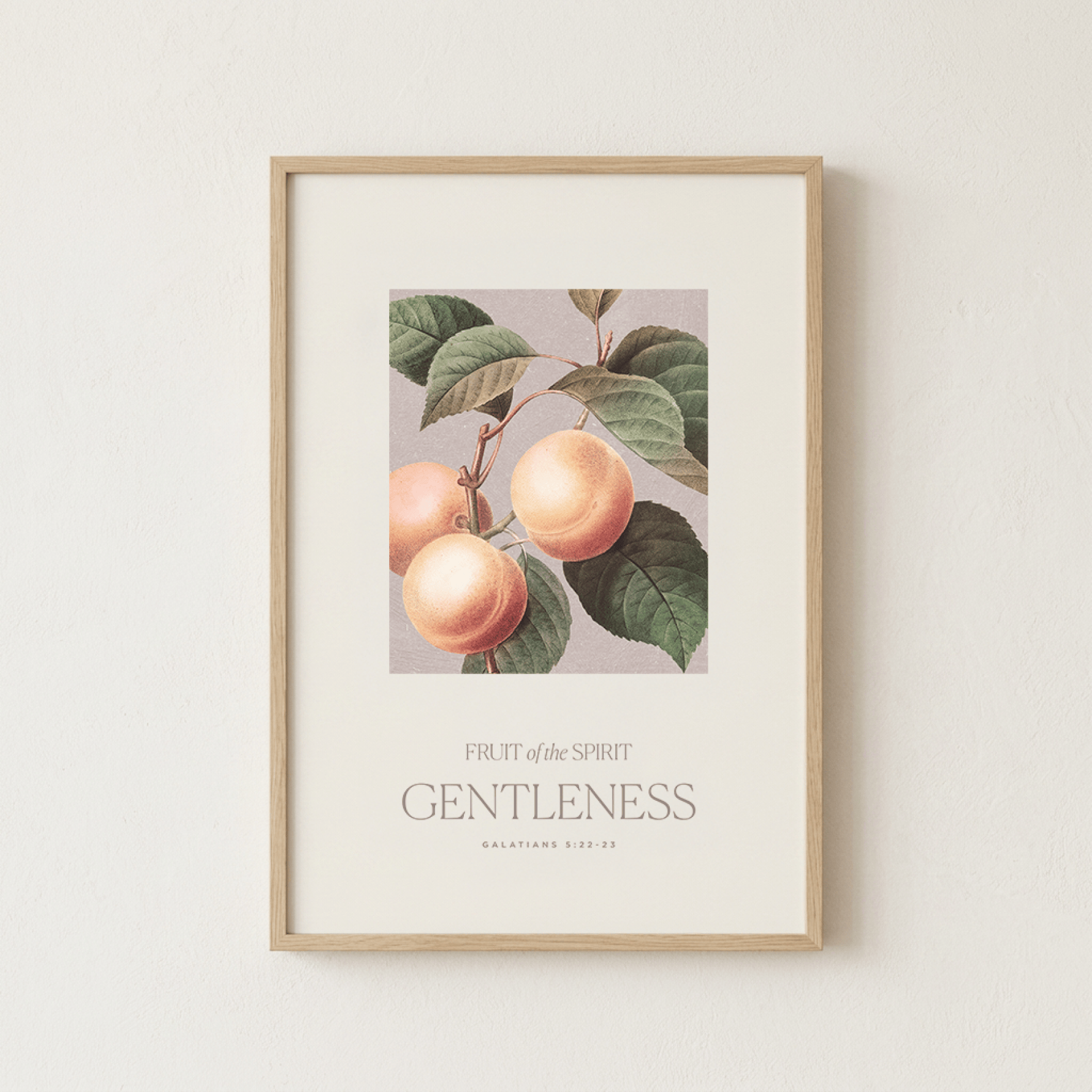 Gentleness — Fruit of the Spirit Art Print | Christian Wall Art