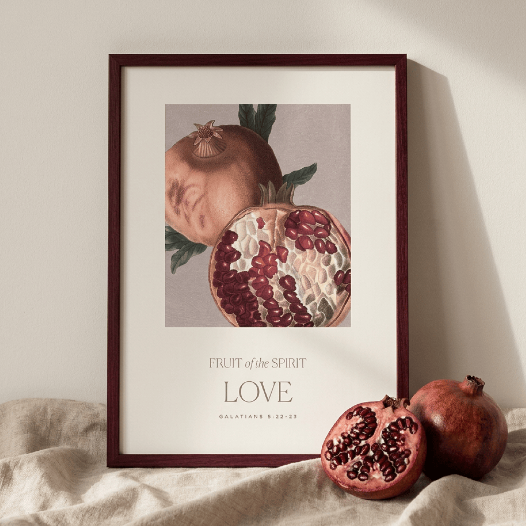 Love — Fruit of the Spirit Art Print | Galatians 5:22 Christian Wall Art