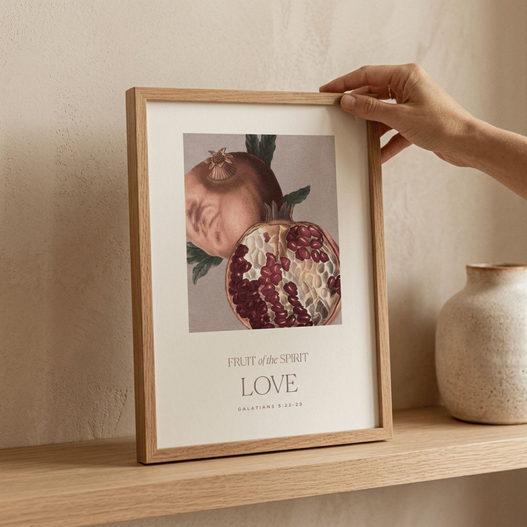 Love — Fruit of the Spirit Art Print | Galatians 5:22 Christian Wall Art