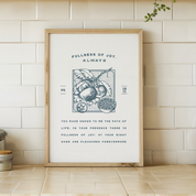 Fullness of Joy, Always Art Print — Psalm 16:11