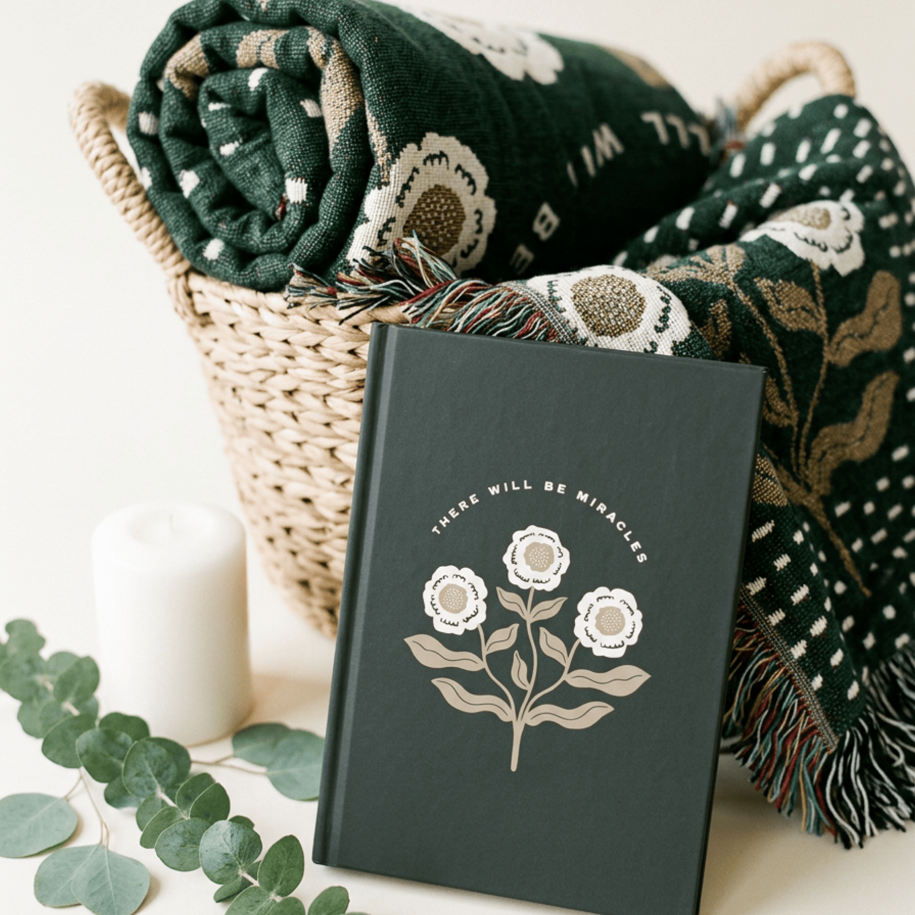 There Will Be Miracles – Christian Blanket & Journal Gift Set