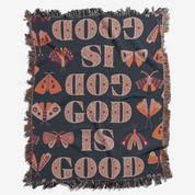 God Is Good Blanket image taken in Studio.