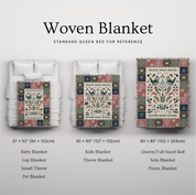 Faith-inspired woven blanket featuring the phrase “Grace Upon Grace” with colorful fringed edges, perfect for Christian home decor and gifts.