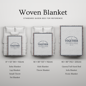 Held Together Woven Blanket – Colossians 1:17