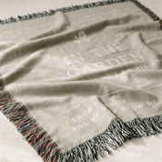 In the Garden Woven Blanket — Christian Hymn Throw