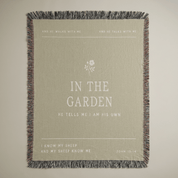 In the Garden Woven Blanket — Christian Hymn Throw