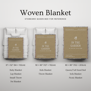In the Garden Woven Blanket — Christian Hymn Throw