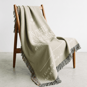 In the Garden Woven Blanket — Christian Hymn Throw
