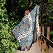 It Is Well With My Soul Woven Blanket – Meadow Bloom