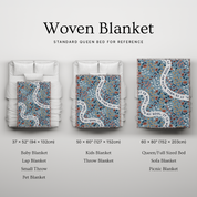 It Is Well With My Soul Woven Blanket – Meadow Bloom