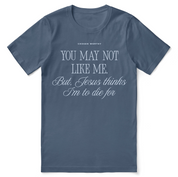 Christian t-shirt with the phrase “Jesus Thinks I’m to Die For” in bold script; unisex faith tee celebrating God’s love, grace, and the power of the cross.
