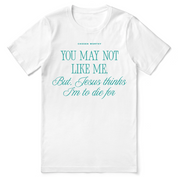 Christian t-shirt with the phrase “Jesus Thinks I’m to Die For” in bold script; unisex faith tee celebrating God’s love, grace, and the power of the cross.