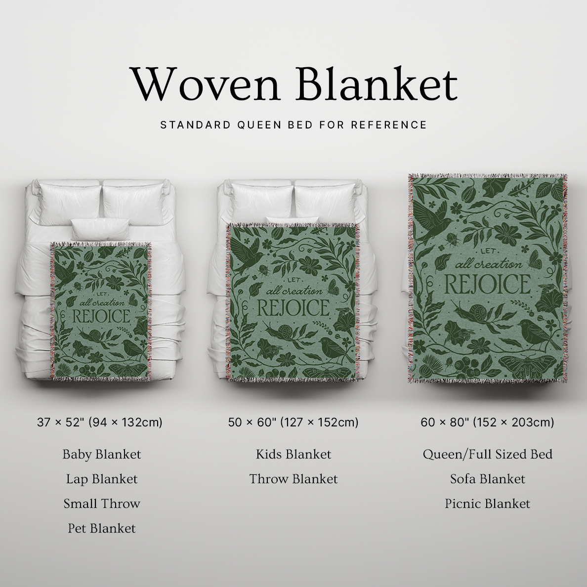 Let All Creation Rejoice Woven Blanket – Meadow Praise