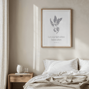 Let Your Light Shine — Matthew 5:16 Christian Art Print