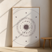 Light Upon Light Art Print – Psalm 36:9