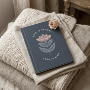 Love Is Patient, Love Is Kind Hardcover Journal – 1 Corinthians 13:4 Christian Notebook