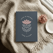 Love Is Patient, Love Is Kind Hardcover Journal – 1 Corinthians 13:4 Christian Notebook