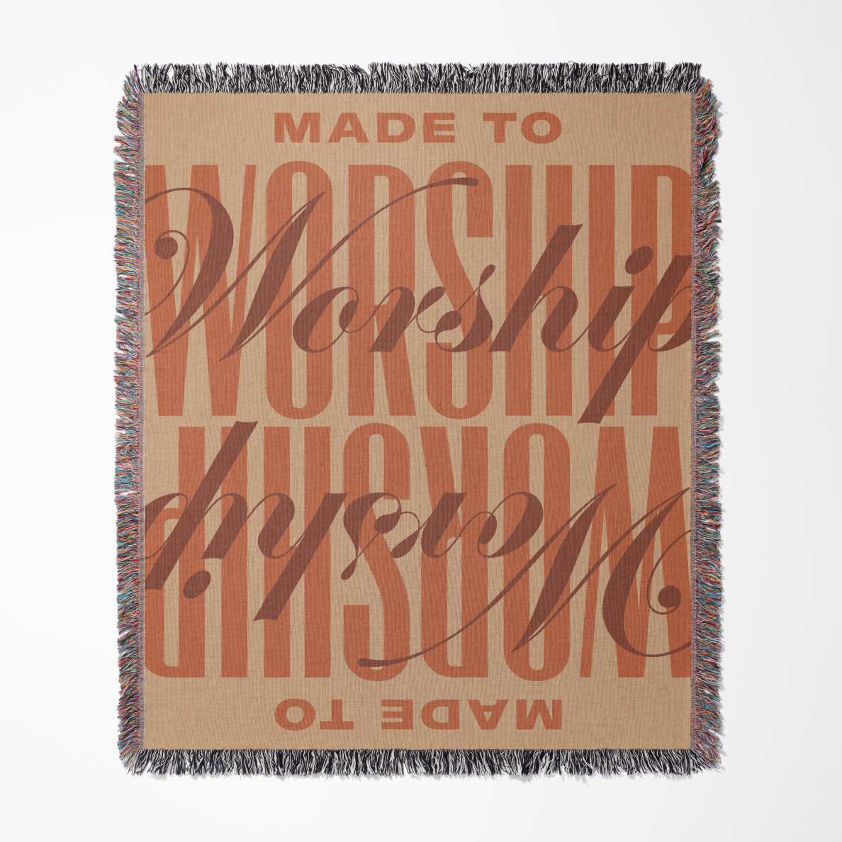 Made to Worship blanket cover photo.