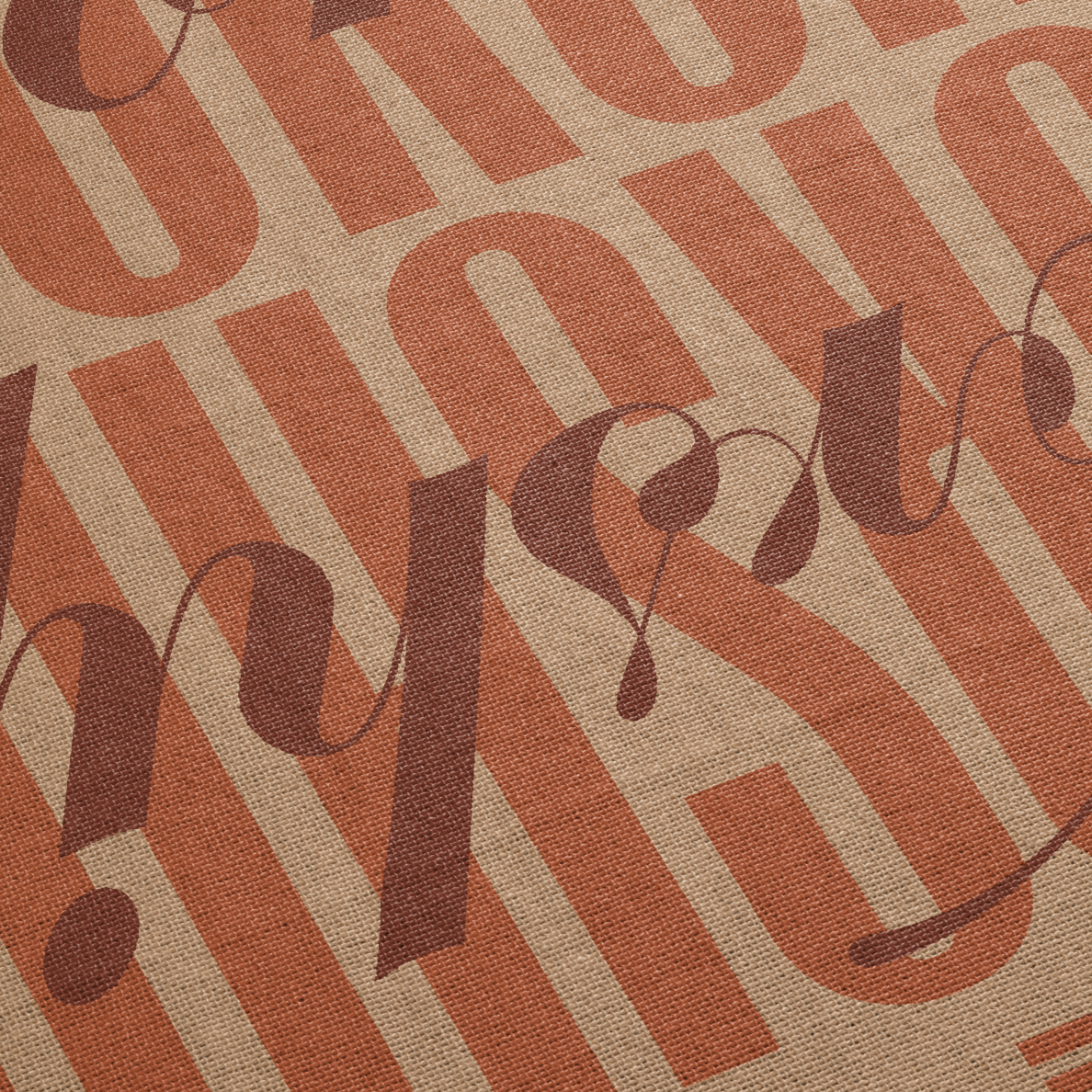 Made to Worship blanket detail.